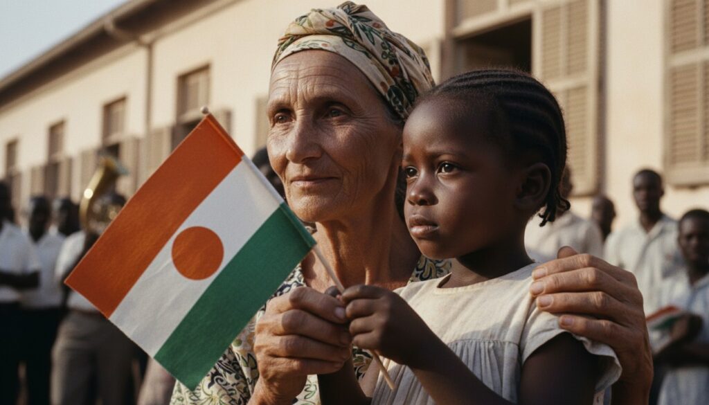 Niger Gains Independence — detail