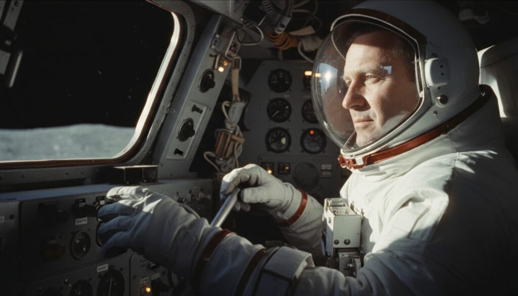 Apollo 15 Lands on the Moon — detail
