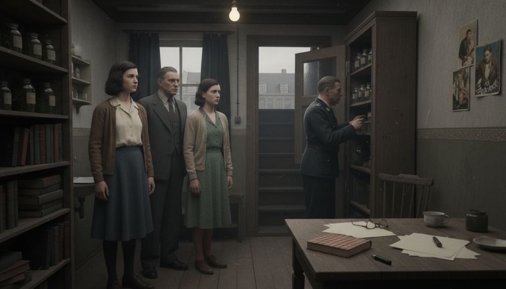 Arrest of Anne Frank and the Secret Annex Residents
