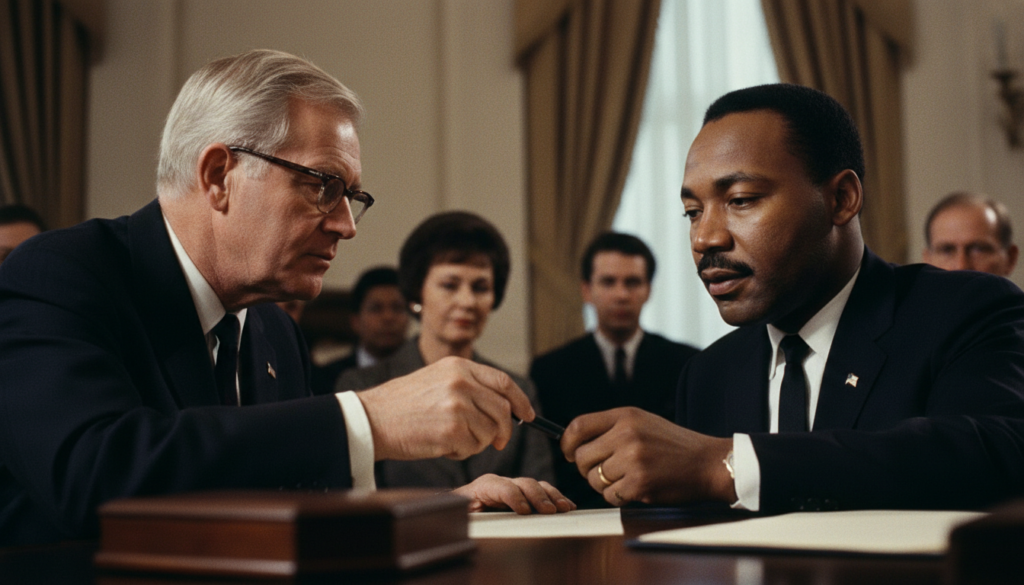 Voting Rights Act Signed into Law — detail