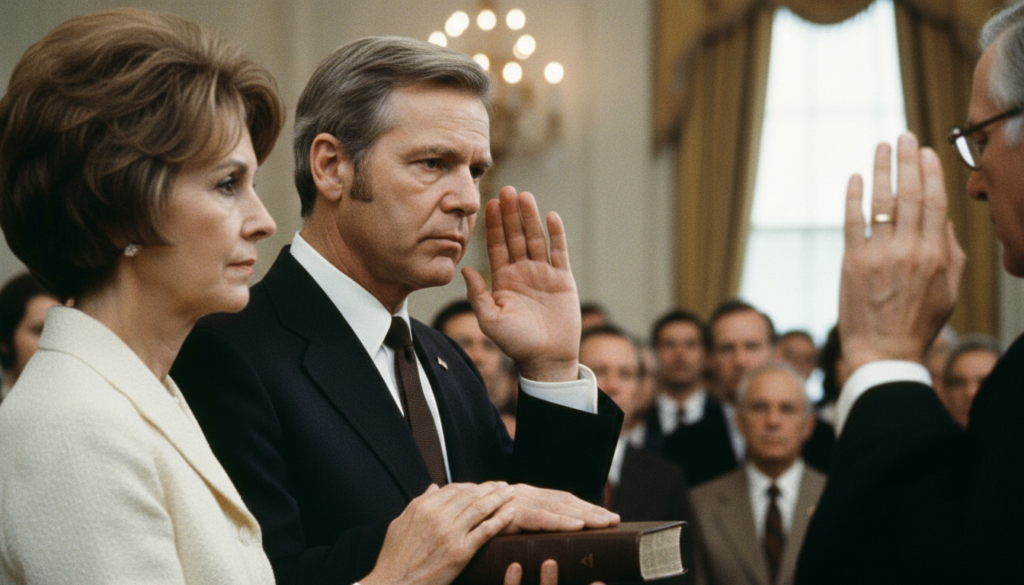 Gerald Ford Becomes 38th U.S. President — detail