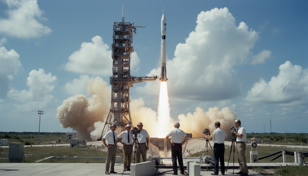 Lunar Orbiter 1 Launches