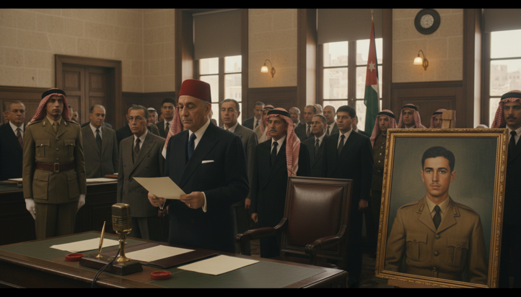 Hussein Proclaimed King of Jordan