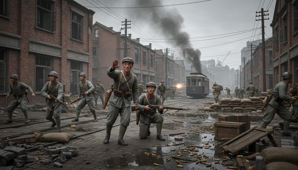 Battle of Shanghai Begins