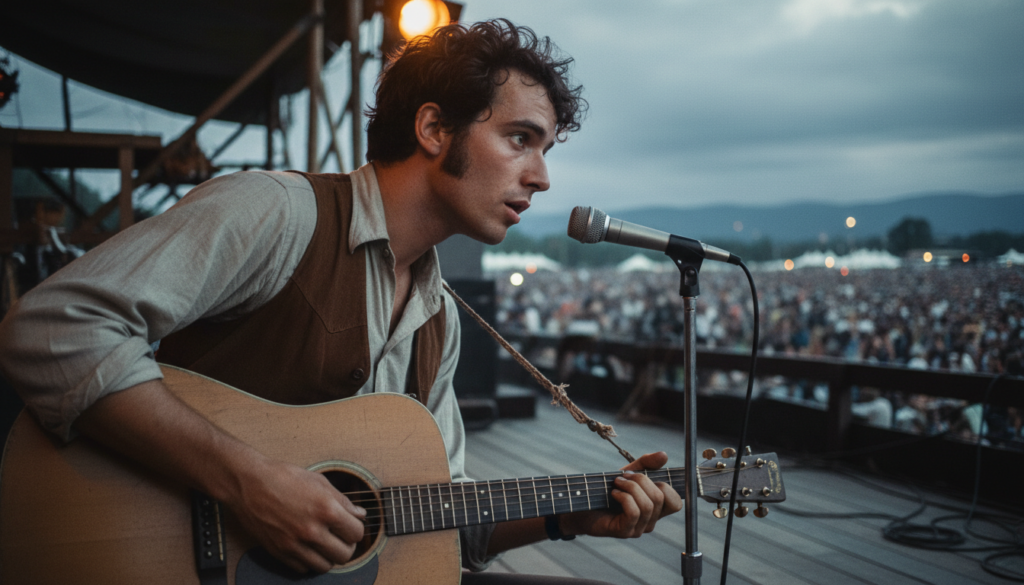 Woodstock Festival Begins — detail