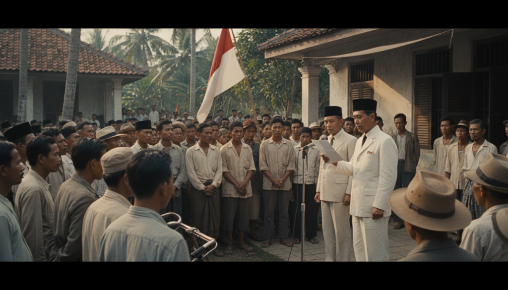 Indonesian Independence Proclaimed