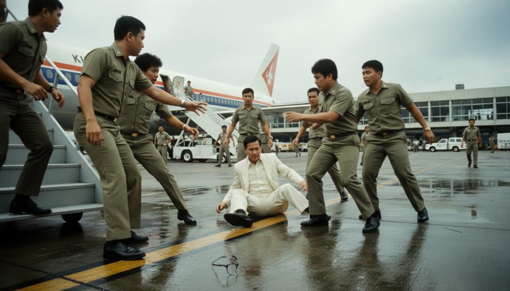 Benigno Aquino Jr. Assassinated