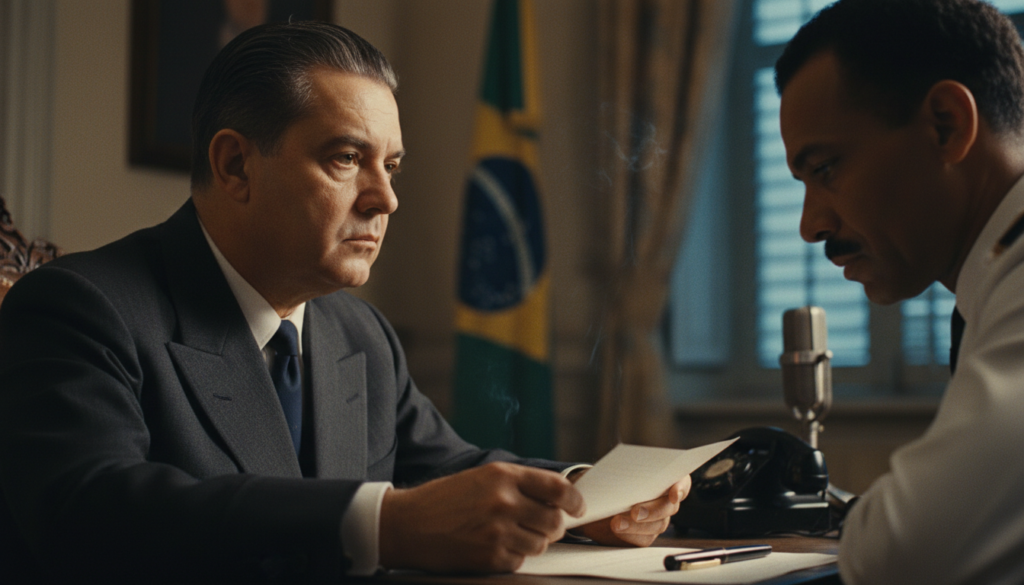 Brazil Declares War on the Axis — detail