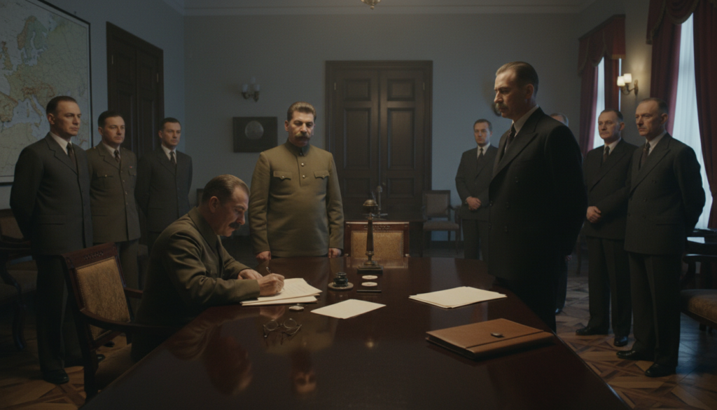 Molotov–Ribbentrop Pact Signed