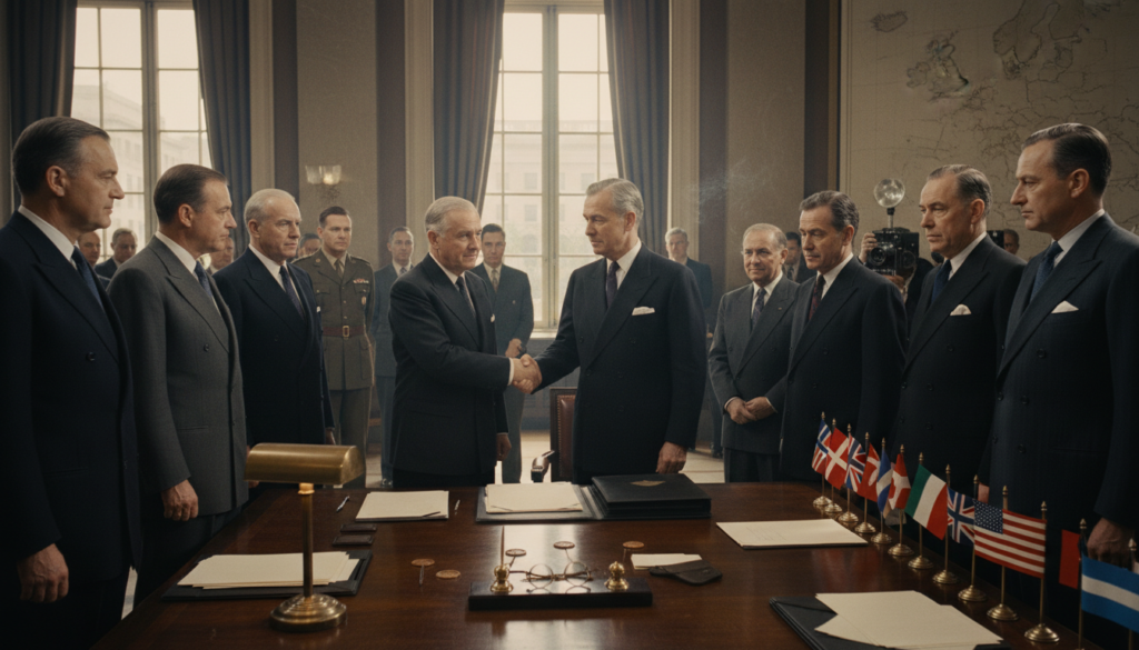 NATO Treaty Takes Effect