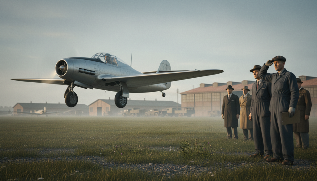 First Jet-Powered Aircraft Flight