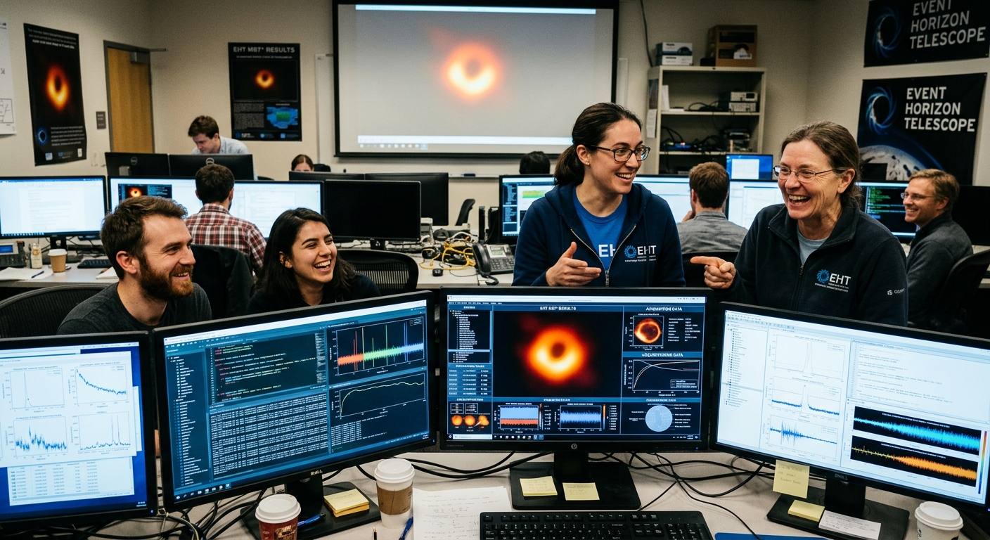 The First Image of a Black Hole Is Revealed — detail
