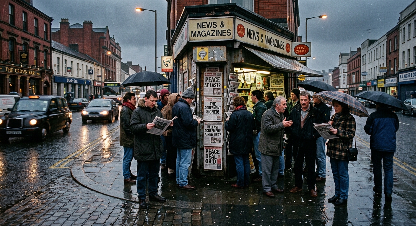 The Good Friday Agreement Is Signed — detail
