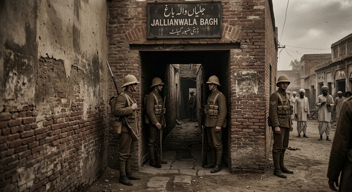 The Jallianwala Bagh Massacre — detail