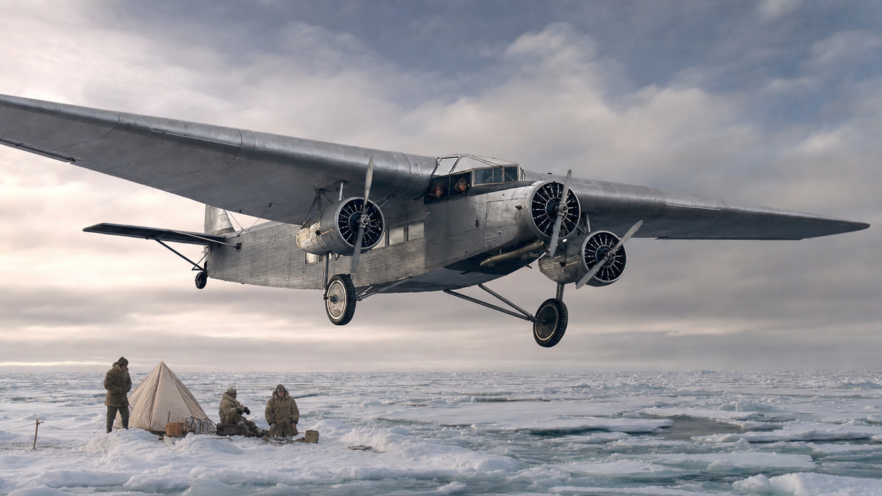 1926 – Richard E. Byrd claims to have flown over the North Pole.