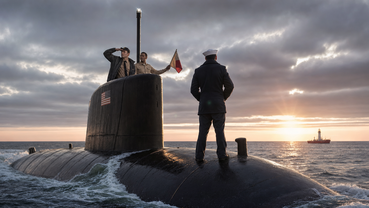 1960 – USS *Triton* completes first submerged circumnavigation of the globe