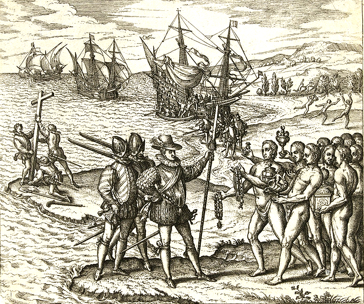 Christopher Columbus dies — detail