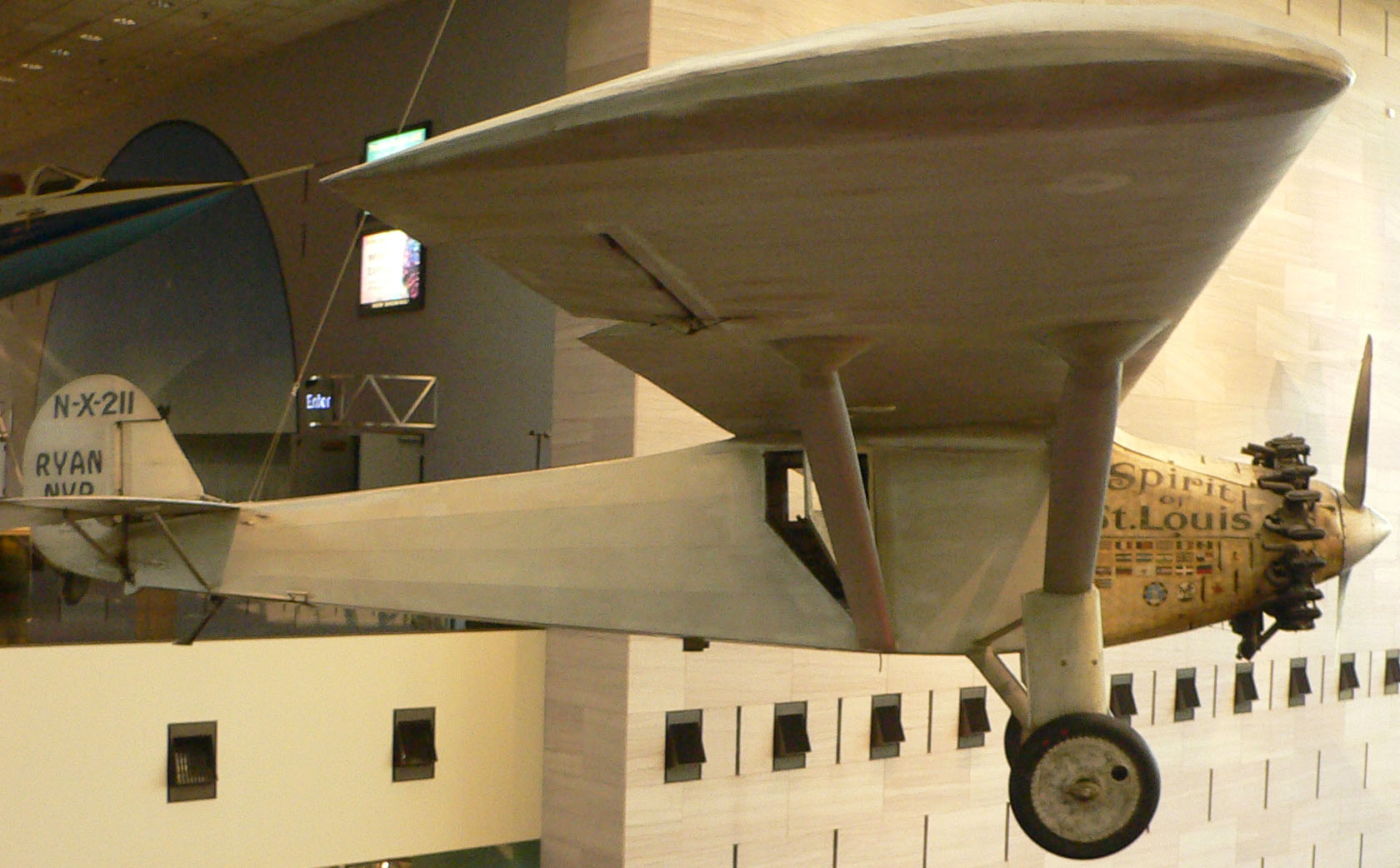 Charles Lindbergh lands in Paris — detail