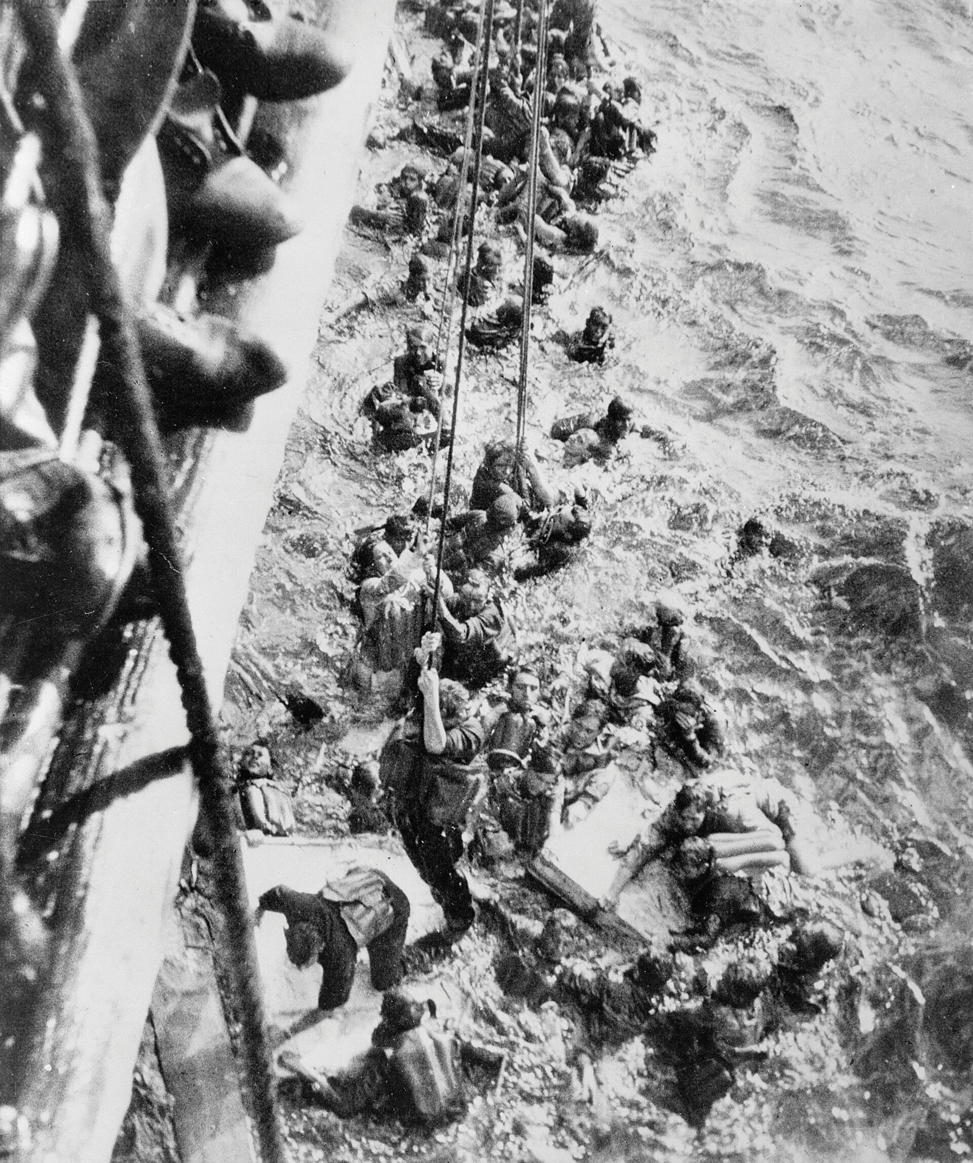 German battleship Bismarck sunk — detail