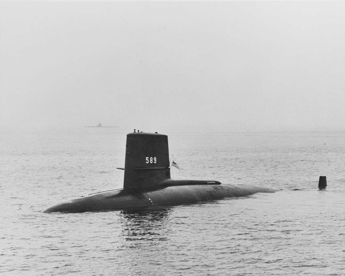 USS Scorpion lost at sea