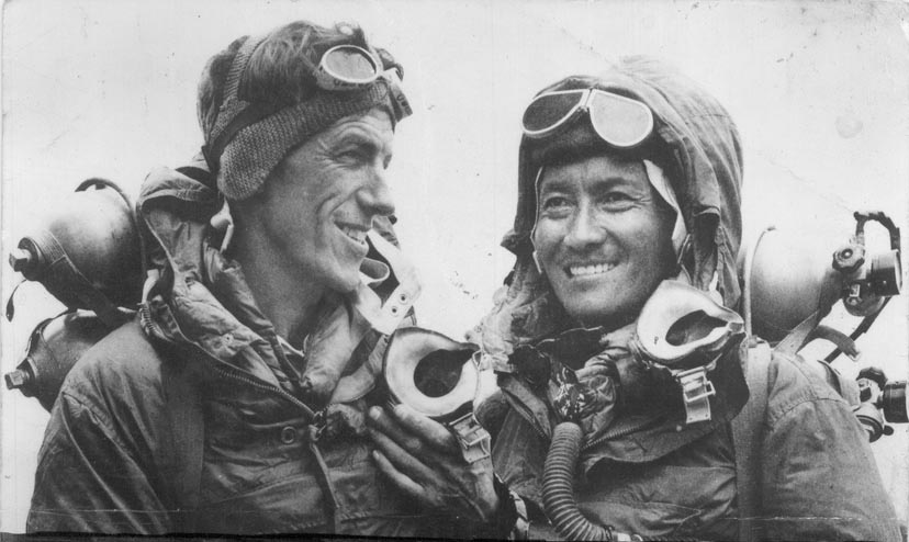 Edmund Hillary and Tenzing Norgay begin Everest summit push